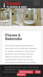 Mobile Screenshot of fliesen-bad.de